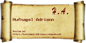 Hufnagel Adrienn névjegykártya